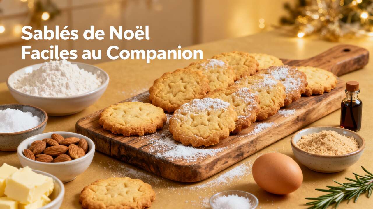Sablés de Noël Faciles au Companion : recette Gourmande