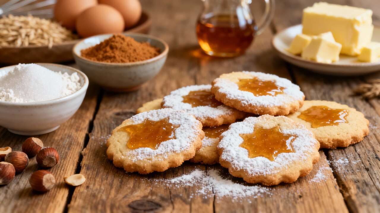 Sablés de Noël : recette à la noisette et glaçage au sirop d'érable
