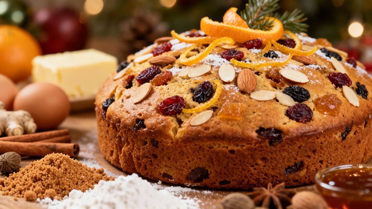 Gâteau de Noël anglais facile : recette Christmas Cake
