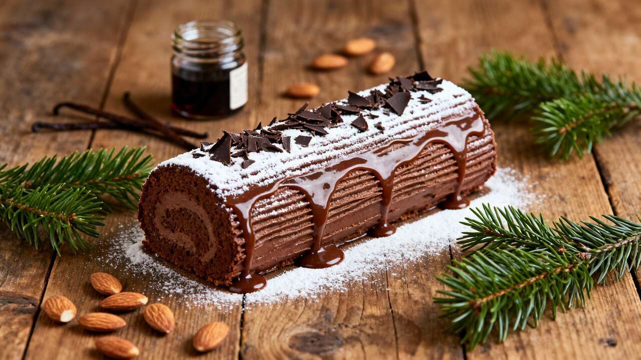 Bûche de Noël par Cyril Lignac : recette Gourmande