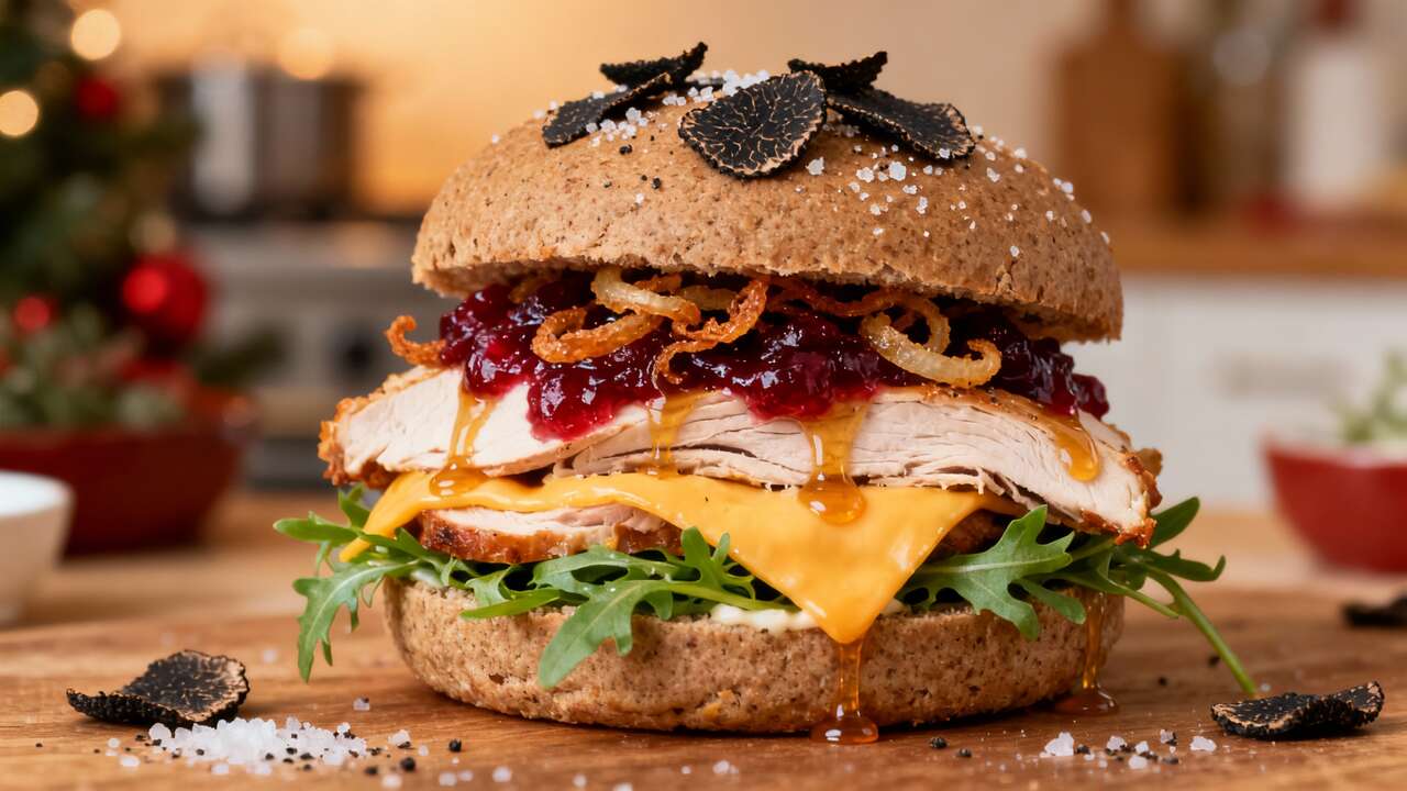 Recette de hamburger de Noël pour petits et grands