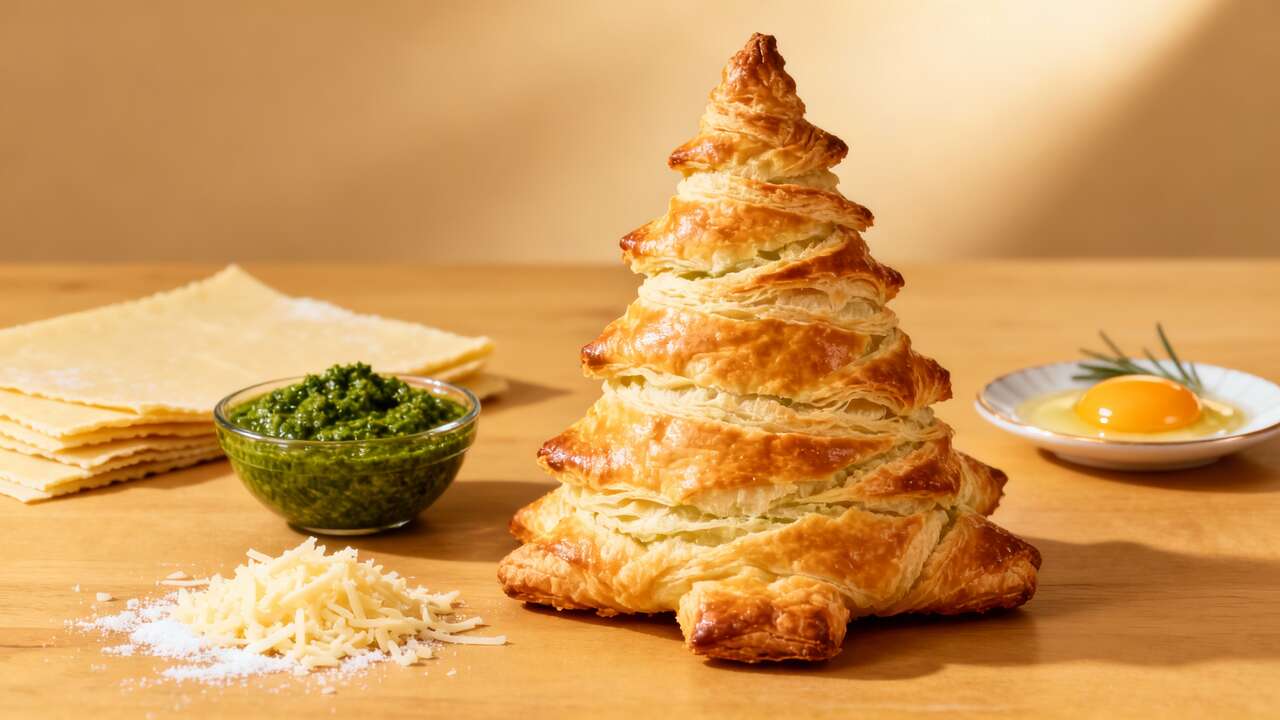Sapin feuilleté de Noël à l'Airfryer : recette festive et facile