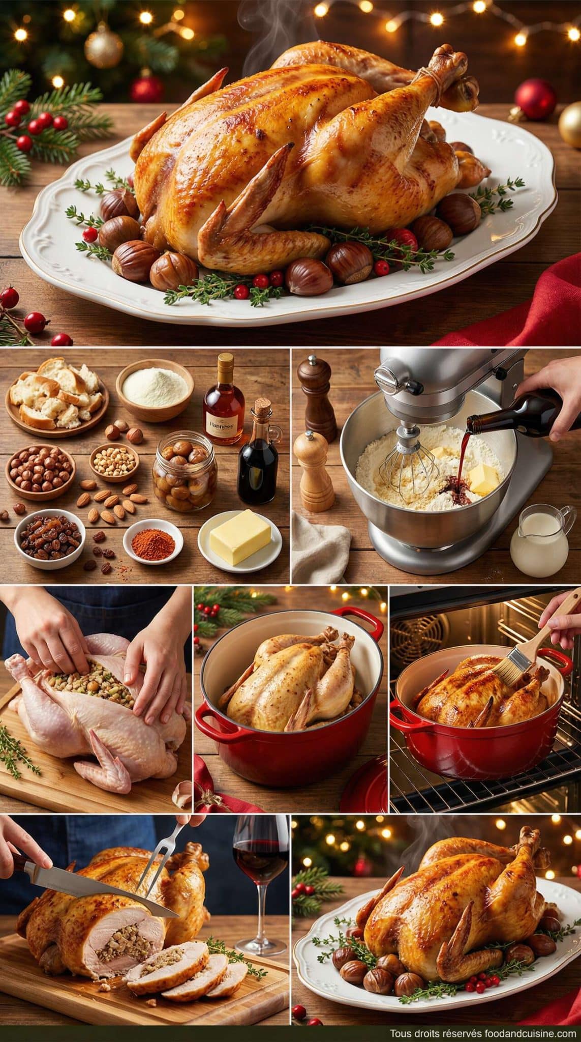 Fiche recette Comment farcir un chapon pour No&euml;l ?