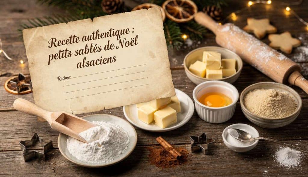 Recette authentique : petits sablés de Noël alsaciens