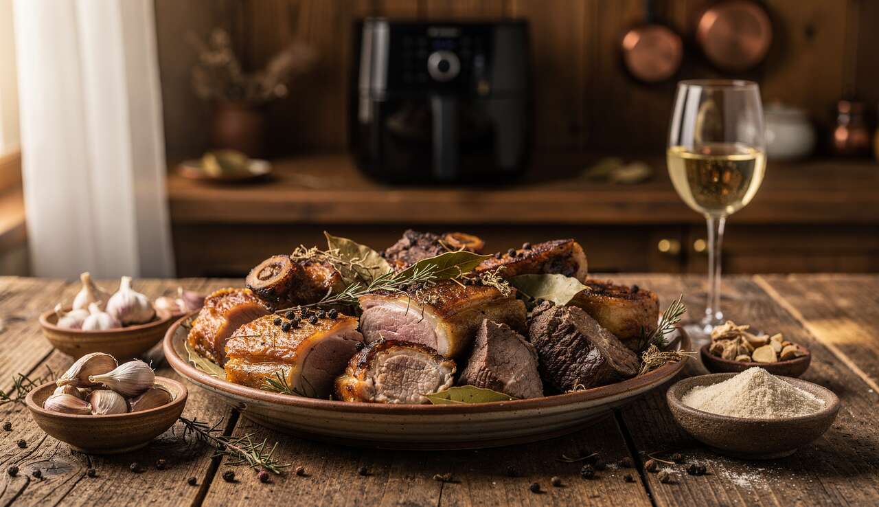 Baeckeoffe de Noël à l'Airfryer : recette Traditionnelle Savoureuse