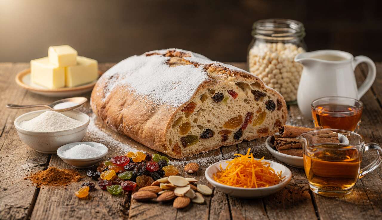 Stollen de Noël alsacien à l'Airfryer : recette facile et rapide