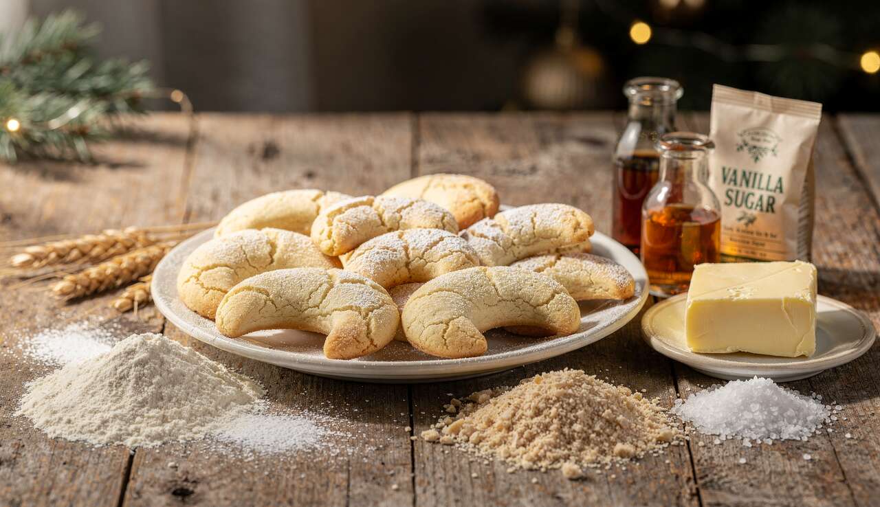 Recette légère : demi-lunes de Noël