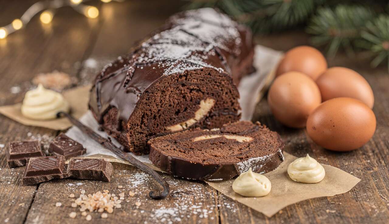 Bûche de Noël légère au chocolat : recette savoureuse et facile