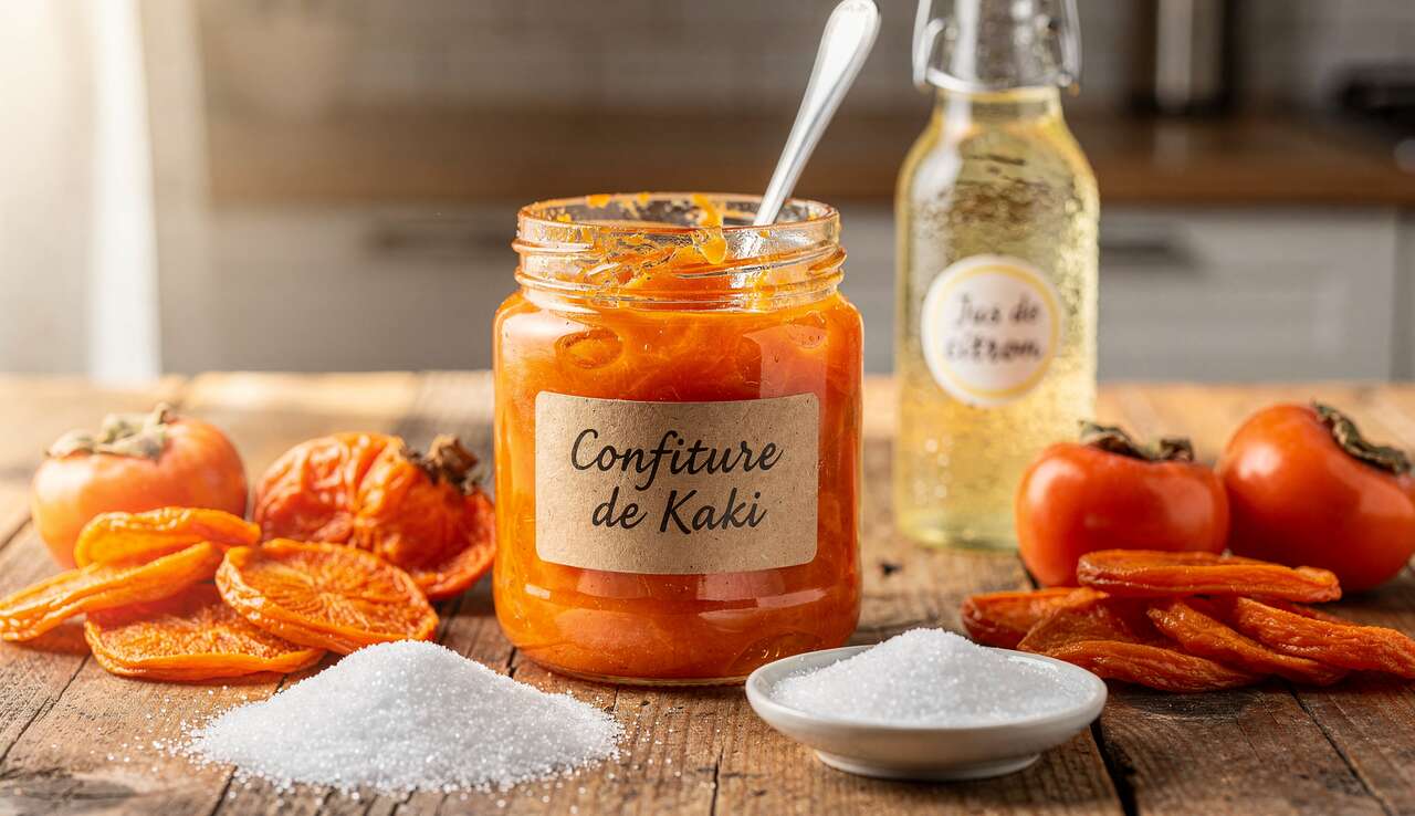 Confiture de kaki : recette facile et savoureuse