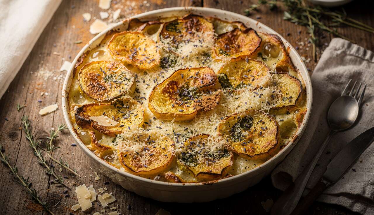 Gratin de courge savoureux : la recette facile