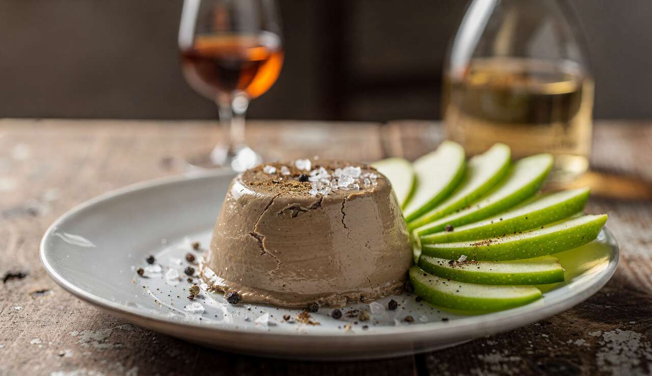 Parfait de foie de volaille façon foie gras : recette de Cyril Lignac avec pommes