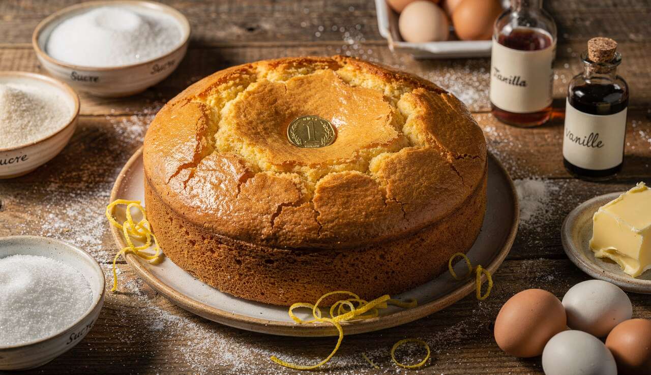 Recette de la Vassilopita : galette de Saint Basile