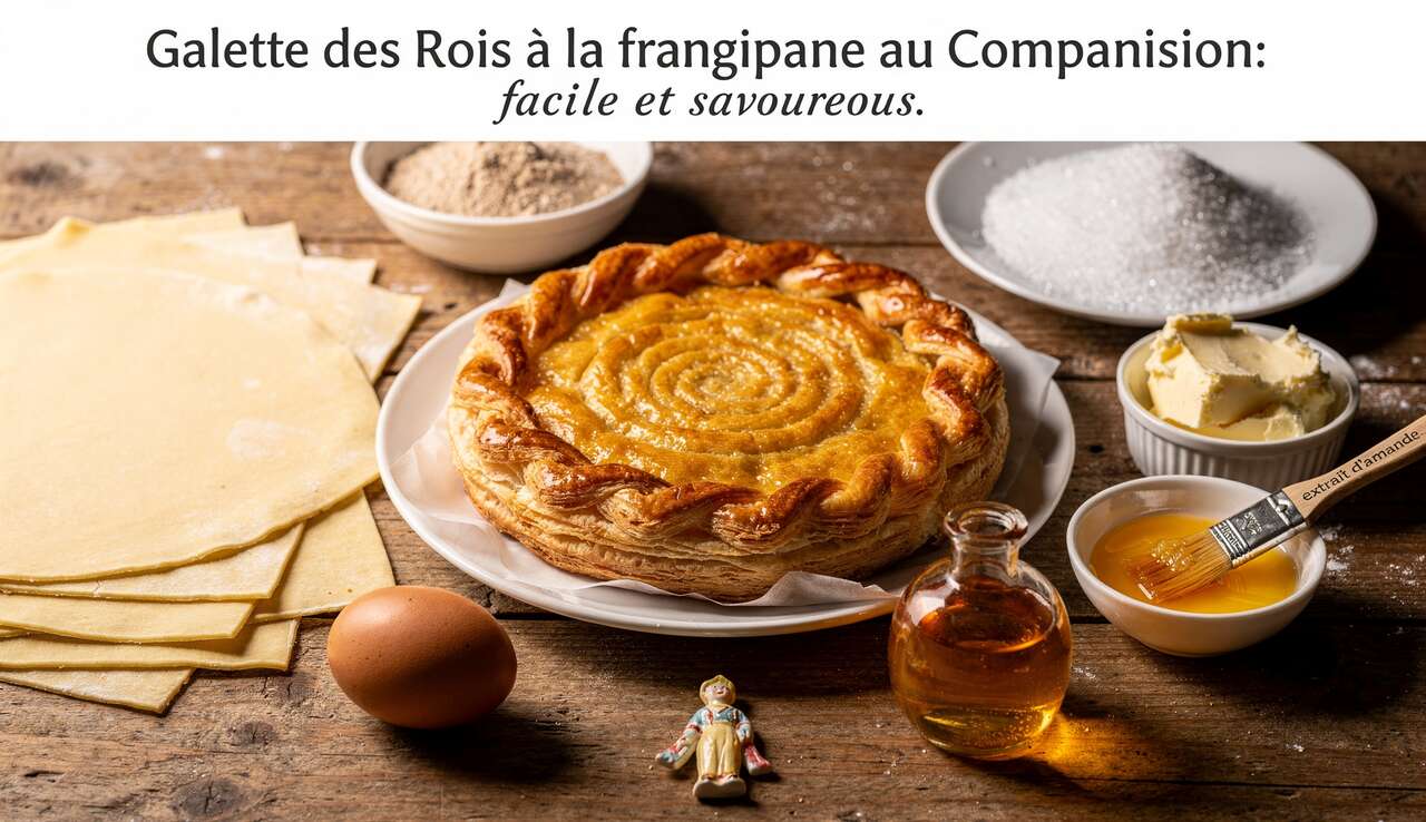 Galette des Rois à la frangipane au Companion : recette facile et savoureuse