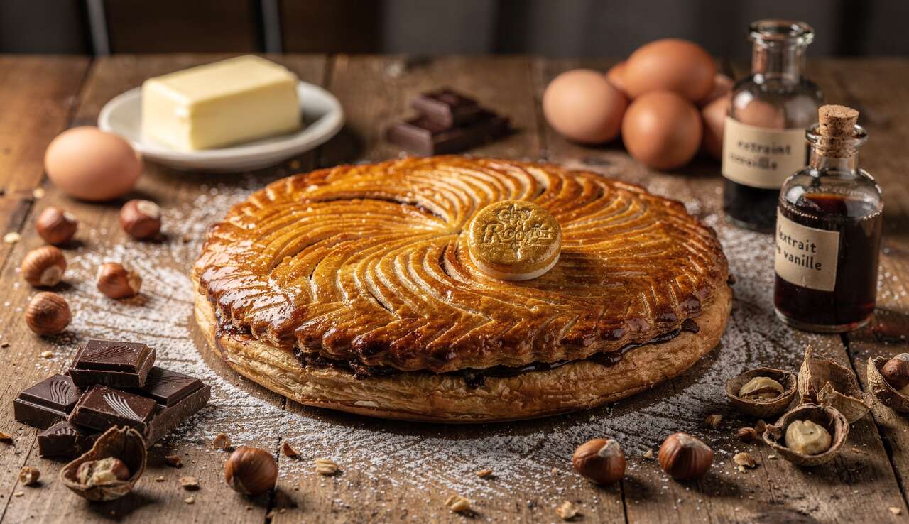 Galette des Rois noisettes chocolat : recette gourmande