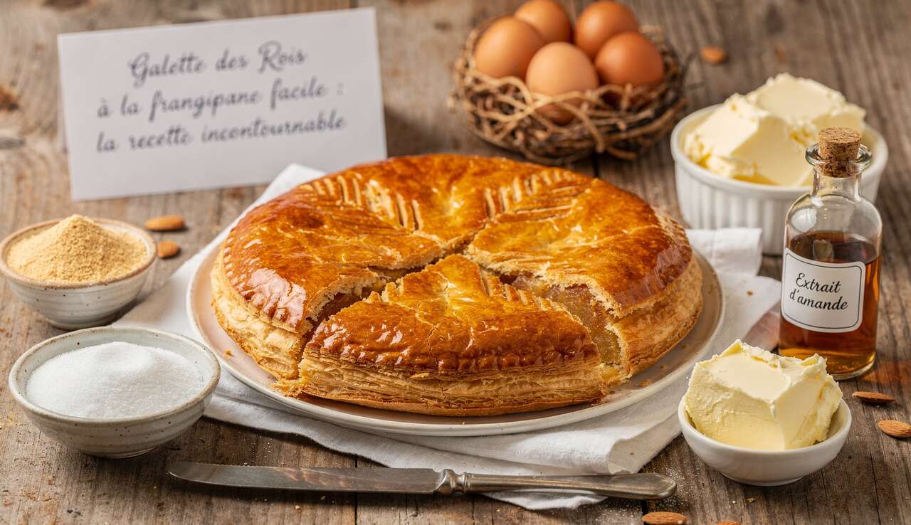 Galette des Rois à la frangipane facile : la recette incontournable