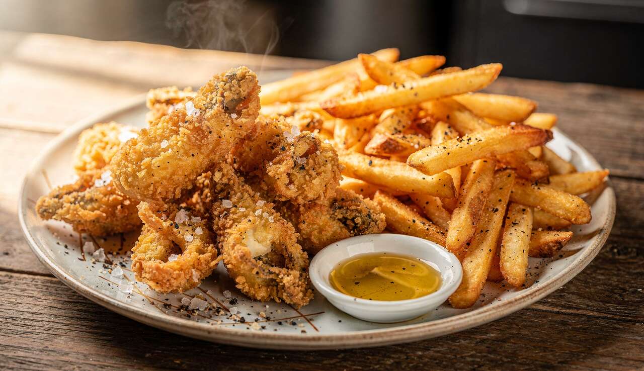 Huîtres et frites : recette gourmande