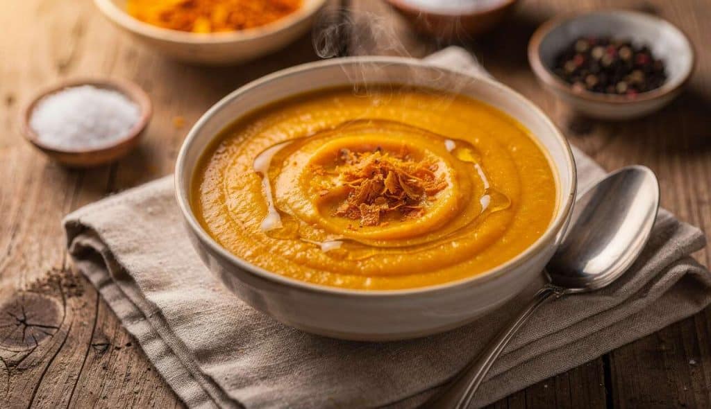 Velouté de potimarron Thermomix à la truffe : recette gourmande