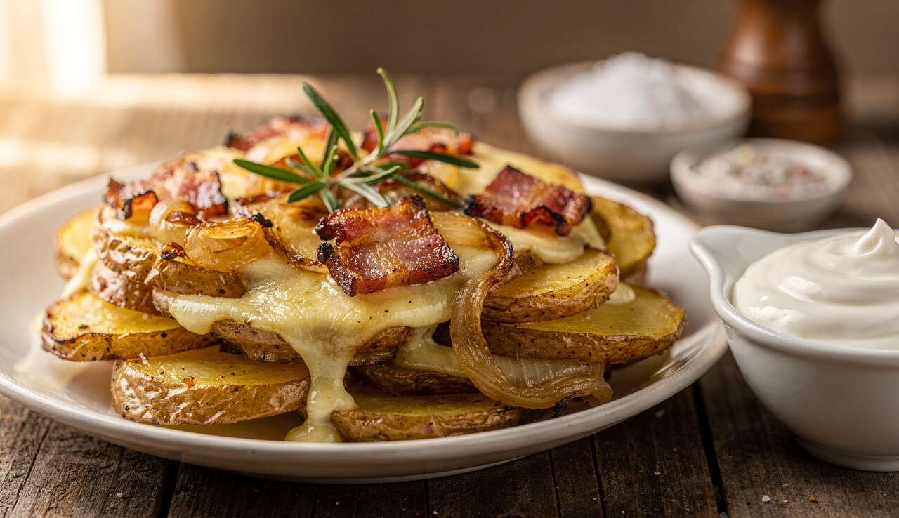 Tartiflette traditionnelle sans vin blanc : recette savoureuse