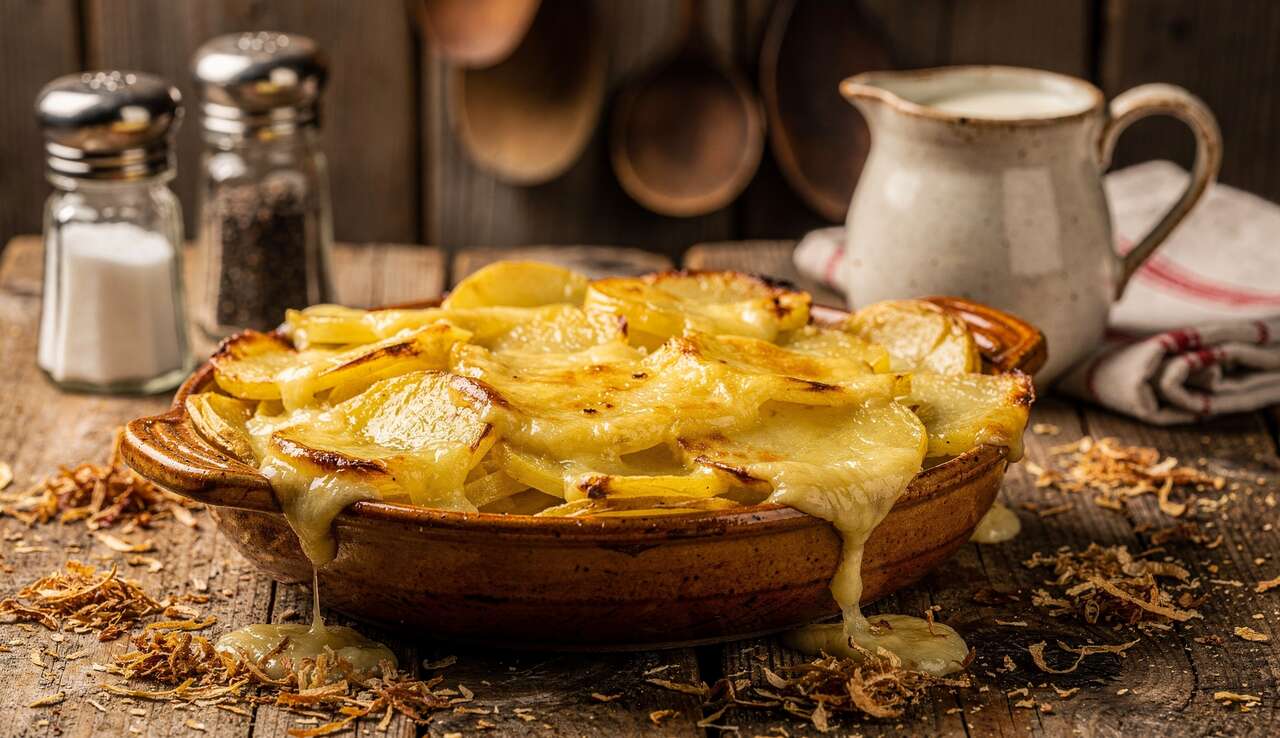 Tartiflette traditionnelle sans lardons : recette savoureuse