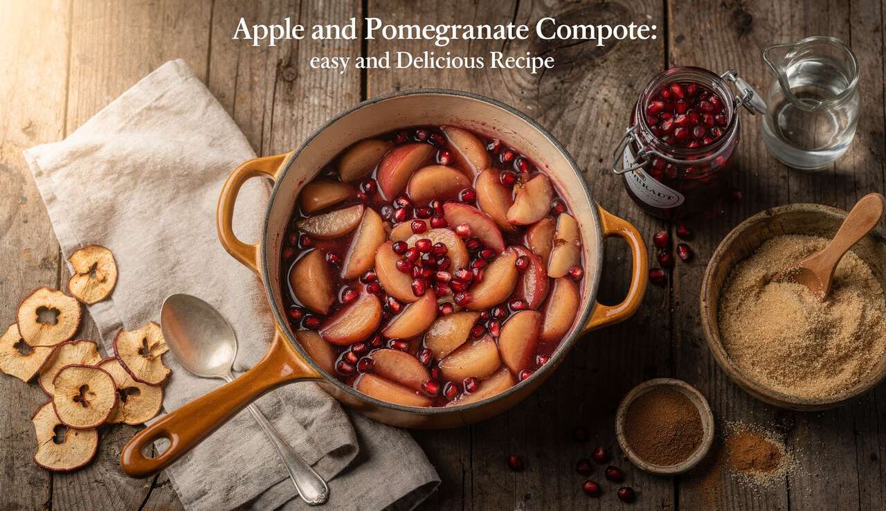 Compote de pomme et grenade : recette facile et gourmande