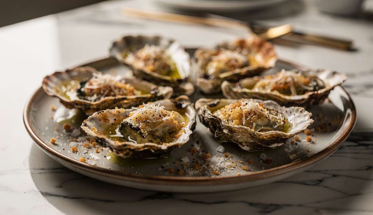 Recette d'huîtres gratinées savoureuses