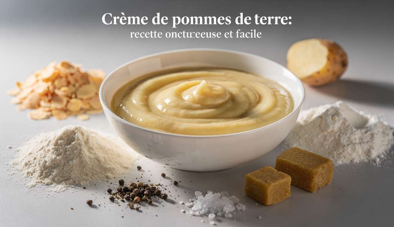 Crème de pommes de terre : recette onctueuse et facile
