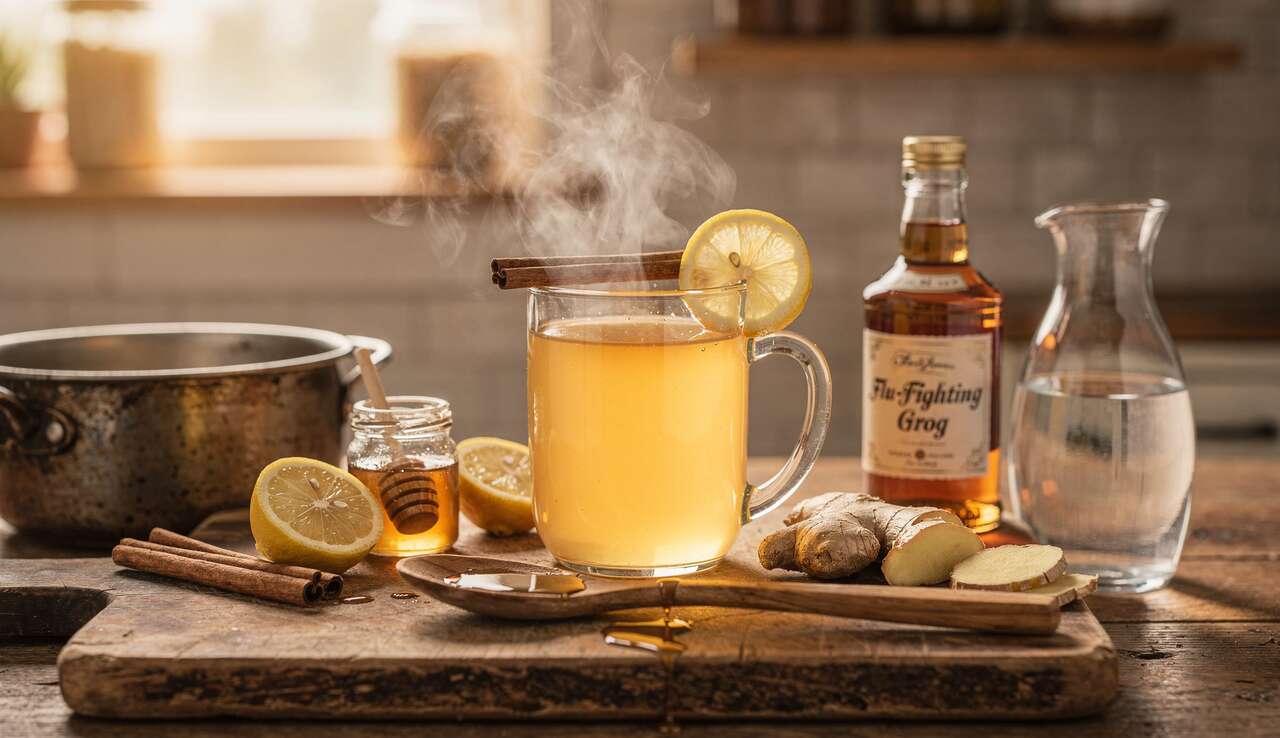 Recette de grog efficace contre la grippe