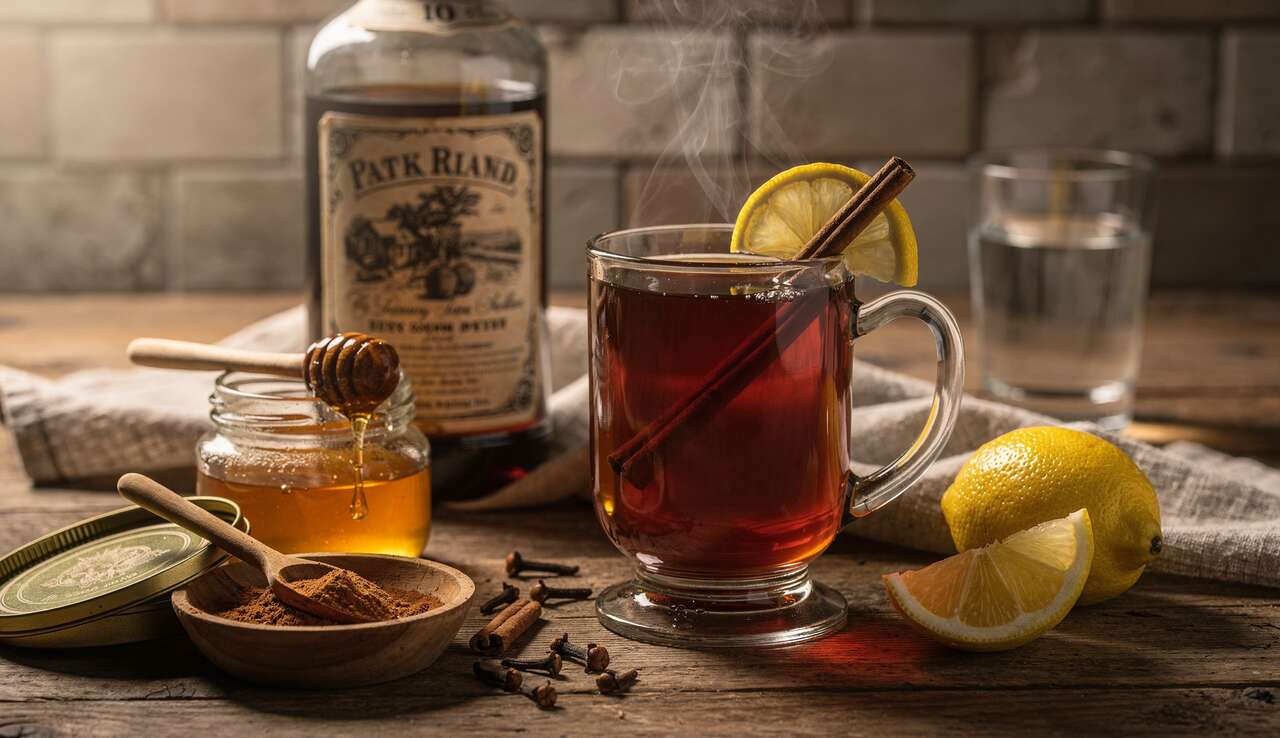 Recette traditionnelle de grog au rhum brun