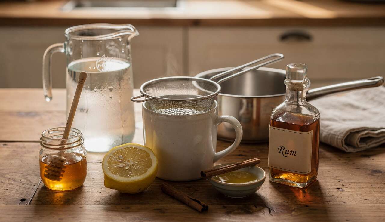 Recette de grog contre le rhume de grand-mère