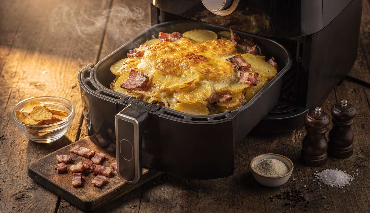 Tartiflette croustillante à l'Airfryer : recette rapide et savoureuse