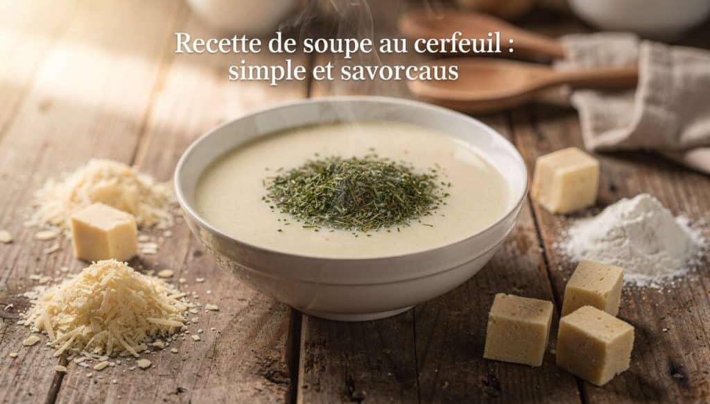 Recette de soupe au cerfeuil : simple et savoureuse