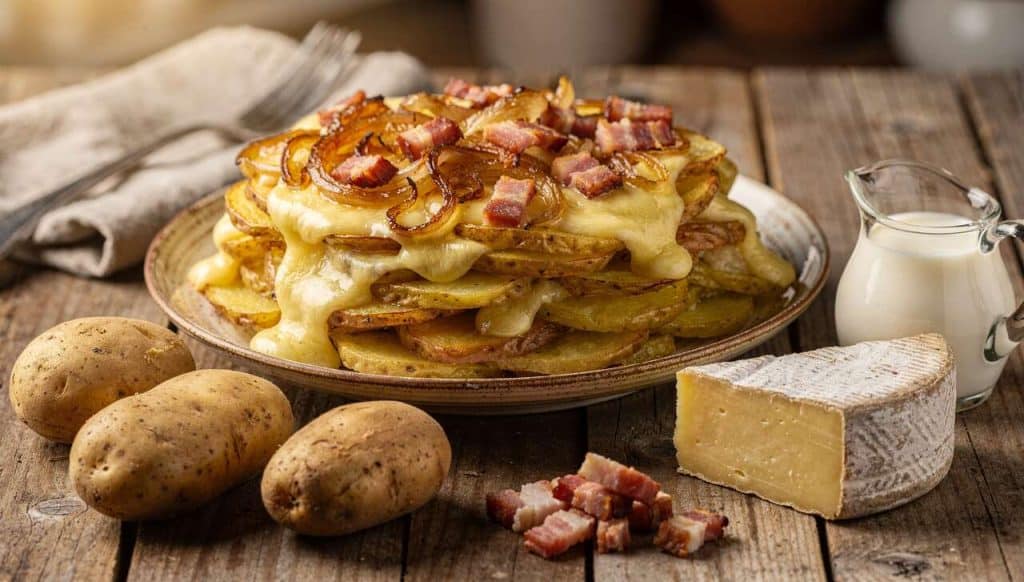 Tartiflette savoureuse au fromage à raclette : recette facile