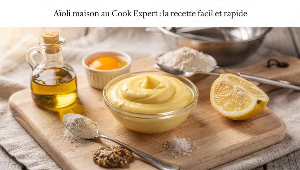 Aïoli maison au Cook Expert : la recette facile et rapide
