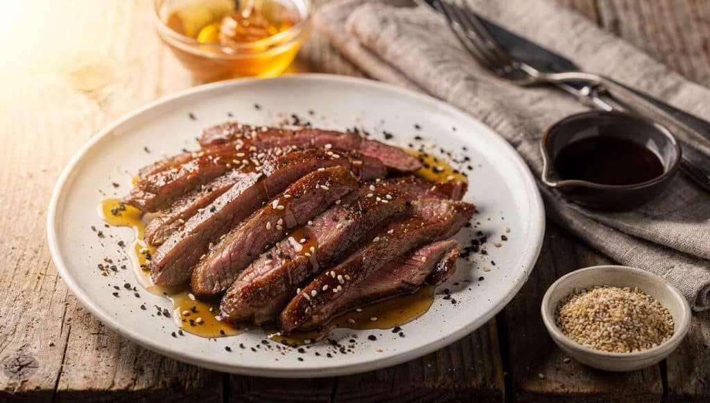Aiguillettes de canard au miel et sauce soja : recette savoureuse