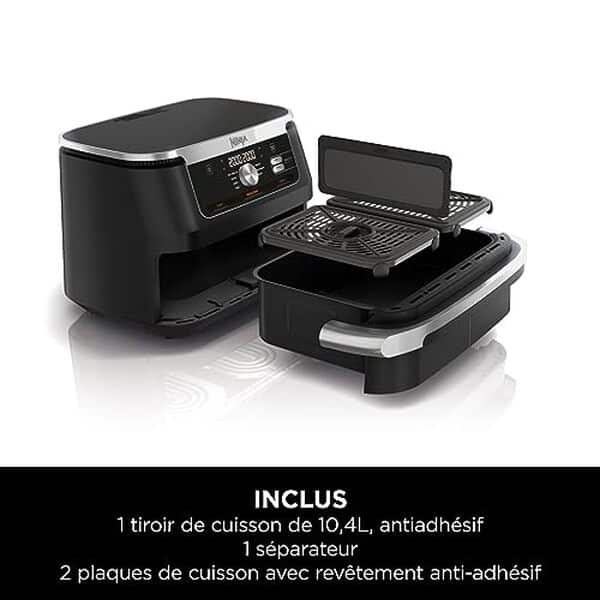 Découvrez la friteuse sans huile Ninja Foodi FlexDrawer AF500EU : une solution 7-en-1 innovante pour cuisiner sainement et facilement à la maison