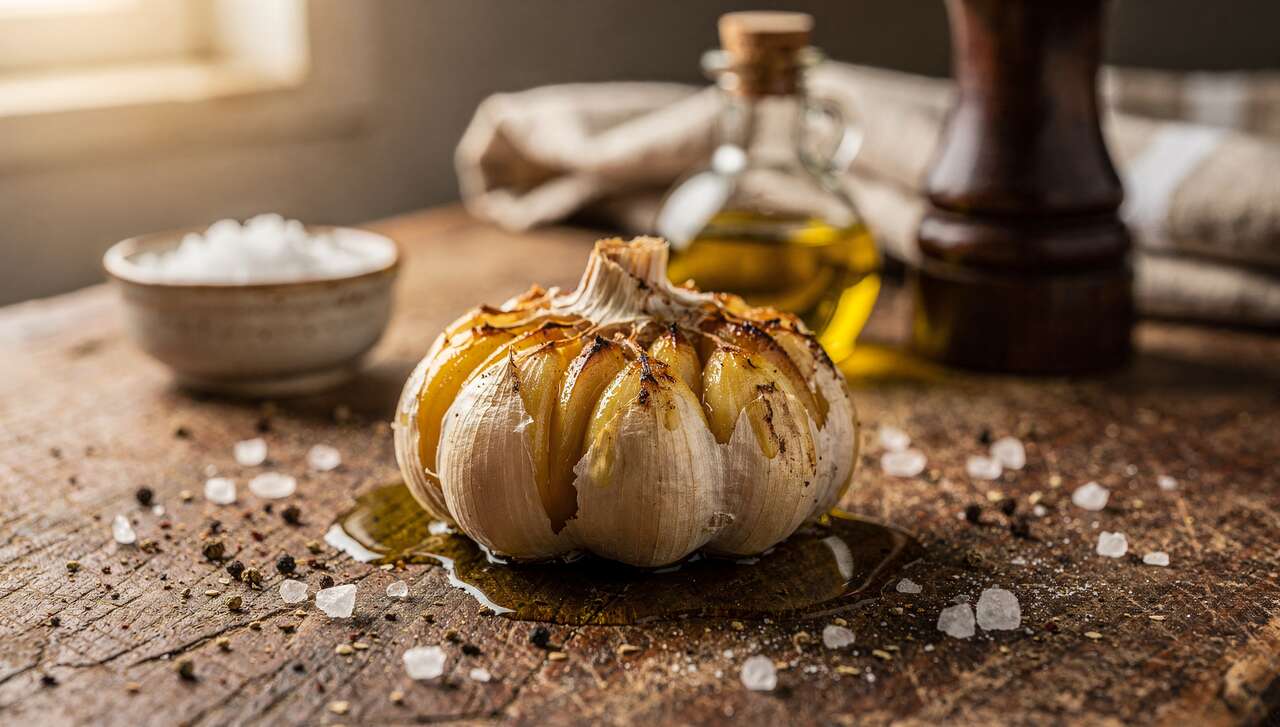 Ail rôti au four : recette savoureuse et facile