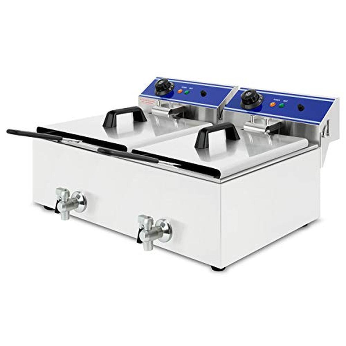 Test de la friteuse électrique professionnelle Vertes 2x10L : efficacité et performance
