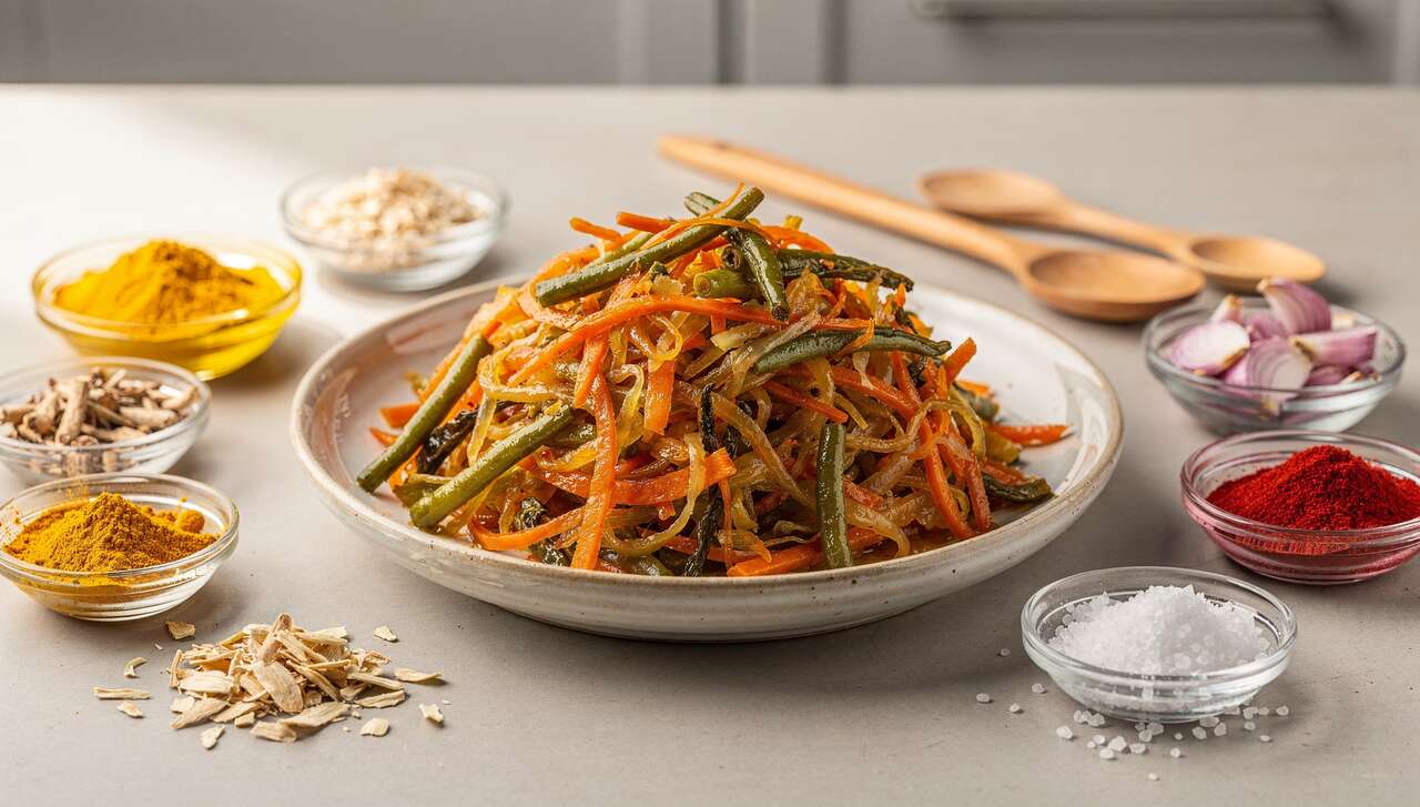 Achard de légumes réunionnais : recette traditionnelle facile