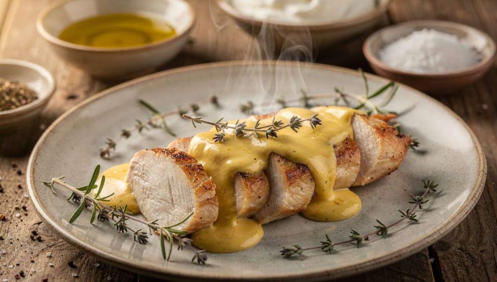 Aiguillettes de poulet à la moutarde au Cookeo : recette savoureuse