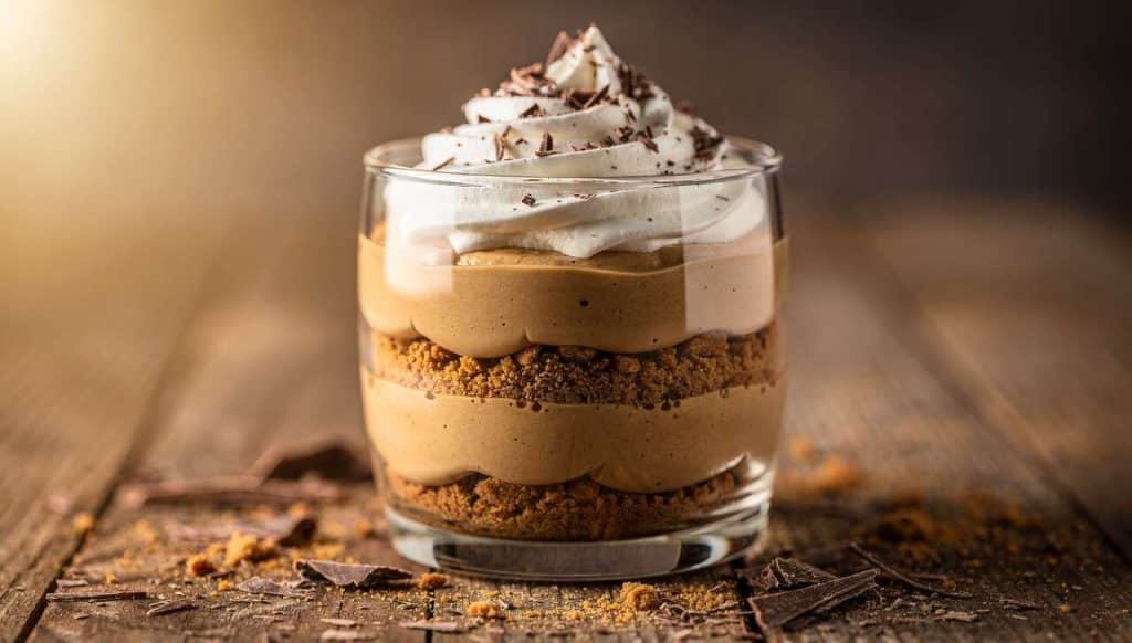 Verrine gourmande à la crème de Speculoos
