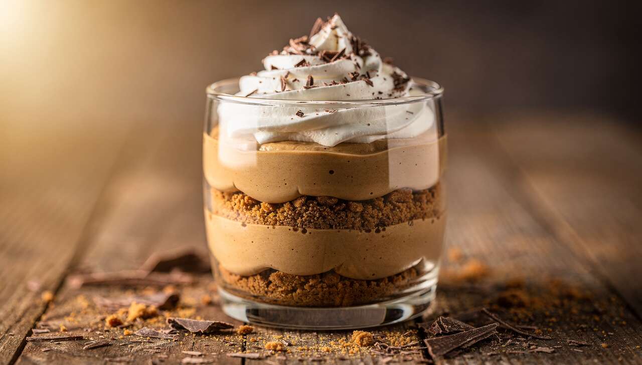 Verrine gourmande à la crème de Speculoos
