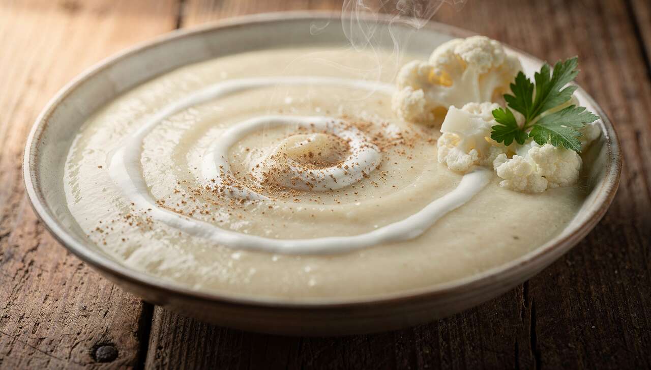Soupe de chou-fleur crémeuse : recette facile et savoureuse