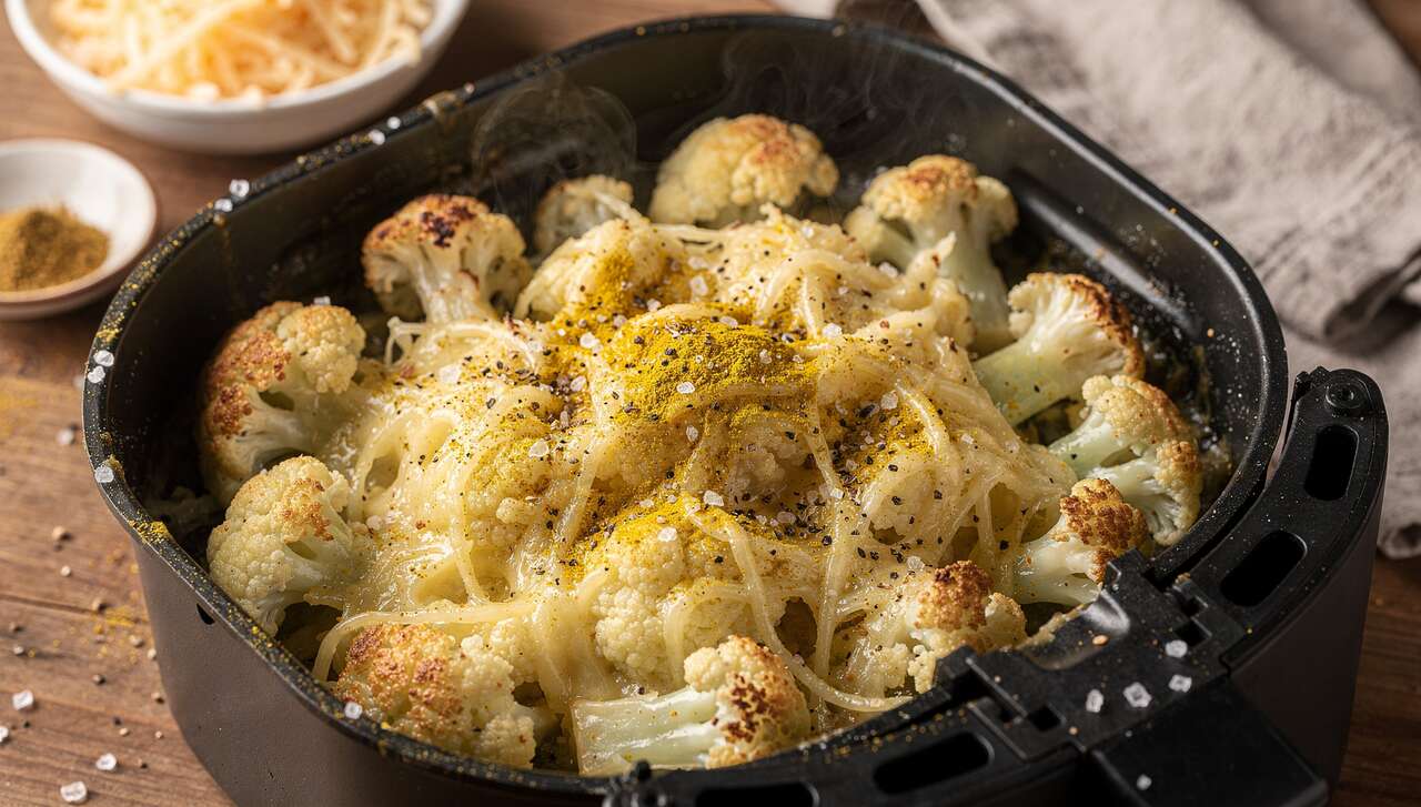 Gratin de chou-fleur minceur au Airfryer : recette saine et savoureuse