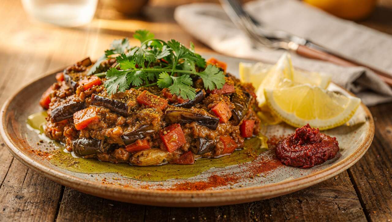 Zaalouk d'aubergines : recette facile et savoureuse