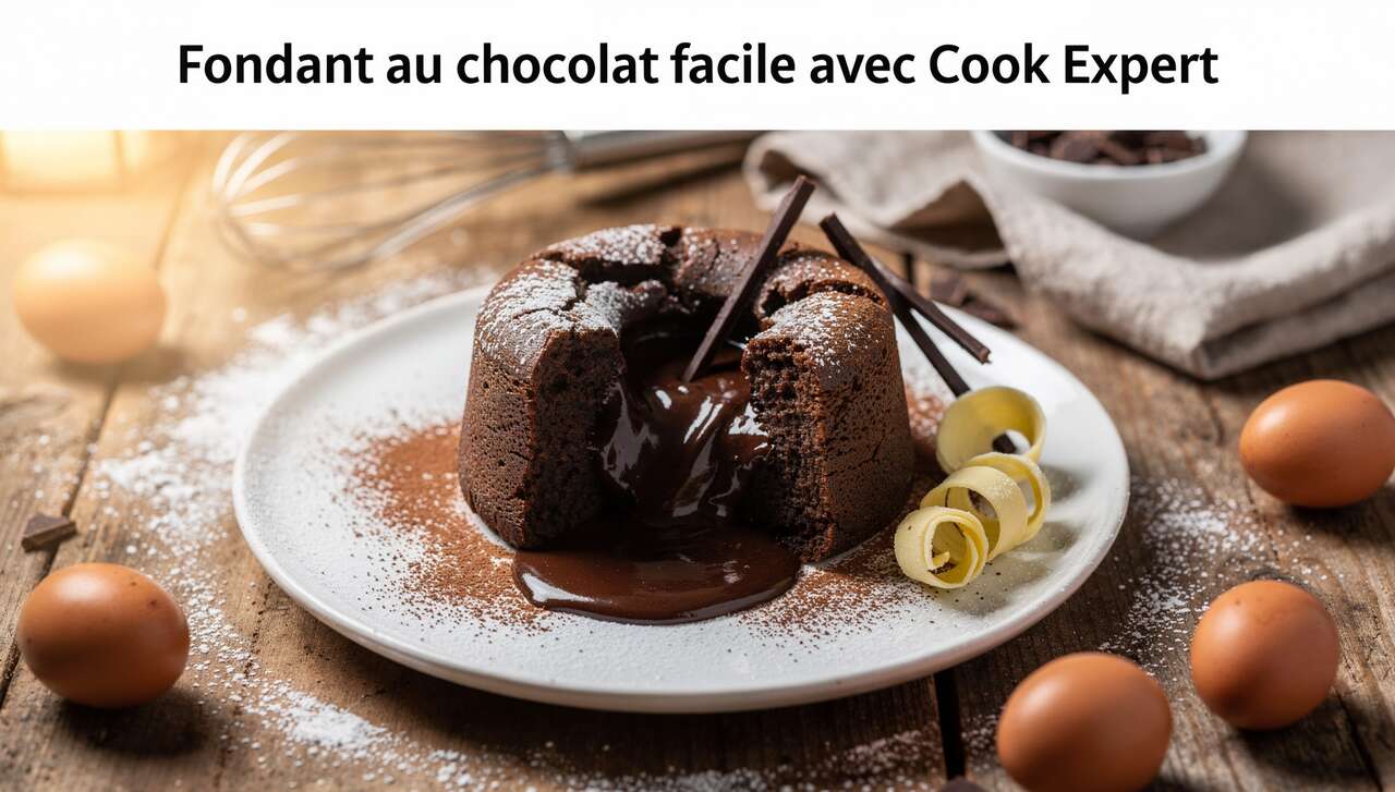 Fondant au chocolat facile avec Cook Expert