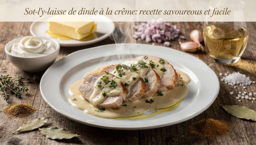 Sot-l'y-laisse de dinde à la crème : recette savoureuse et facile