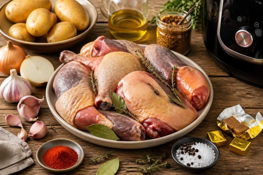 Pintade et pommes de terre au Cookeo : recette facile et savoureuse