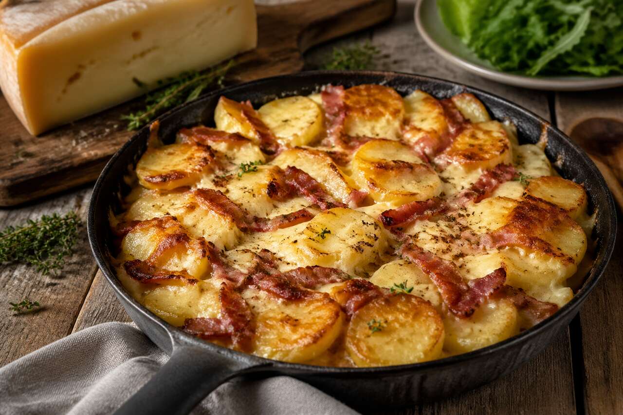 Recette traditionnelle de la truffade auvergnate