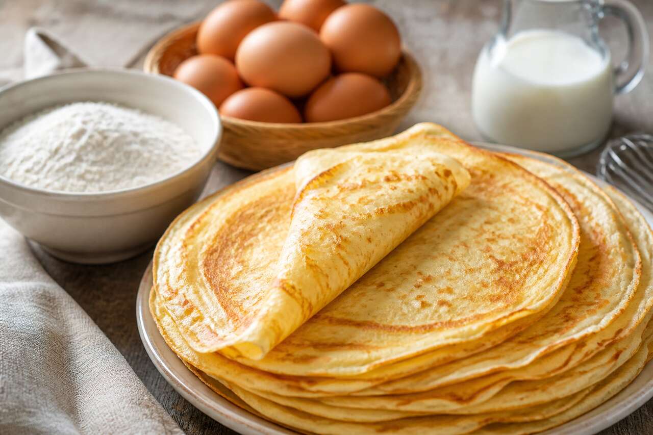 Crêpes Faciles : recette avec 3 Ingrédients