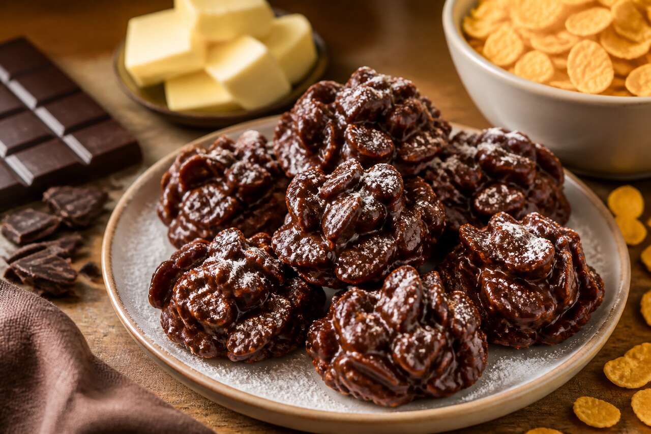 Recette de roses des sables à la Végétaline : le plaisir croustillant